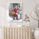 thumbnail image 5 of Cuadros Decorativos Punto de cruz completo Papá Noel dando regalos 11CT estampado DIY bordado (SZX99 Likrtyny embutido en tela, 5 of 9