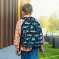 thumbnail image 6 of Disketp Cartoon Surfer Sharks Backpack - Comfortable Daypack with The right laptop for you Spacious Main Compartment & other poket - {designName} print, 6 of 6