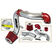 Rtunes Racing Cold Air Intake Kit   Filter Combo RED Compatible For 05-10 Chevy Cobalt 2.2L and 2.4L
