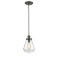 thumbnail image 2 of CHLOE Gabriella Transitional 1 Light Rubbed Bronze Ceiling Mini Pendant 7" Wide, 2 of 3