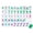 02, variant on 4 Layer Mahjong Tiles, 160 Pcs Premium Acrylic American Mahjong Set with Dice Bag, 13 Styles Available Clear Engraved Western Game for Adults Home Travel Parties & Social Games (11)