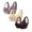 Pink, variant on WREESH 3 Pack Push-Up Bra Full-Figure Bra Women Plus Size Printing Comfortable Bra Underwear Bra Underwear Beige