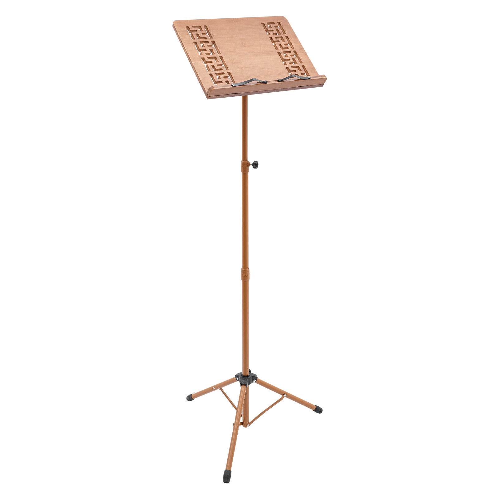 Hollow Carving Sheet Music Stand for Sheet Music Height Adjustable 27-70 inches