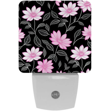 

YZUOUZY Night Light Bedside Lamp Bedroom Lamps Set of 2 Flower Colorful