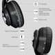 thumbnail image 5 of KERHAND Auriculares Bluetooth con cancelación de ruido para niños, auriculares plegables para gato con oreja con luz LED, auriculares con oreja de gato para niños pequeños con micrófono/tarjeta TF, au, 5 of 5