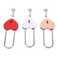 thumbnail image 1 of Love Lock, Zinc Alloy Protective Rustproof Exquisite Heart Shaped   For Small Luggage, 1 of 8