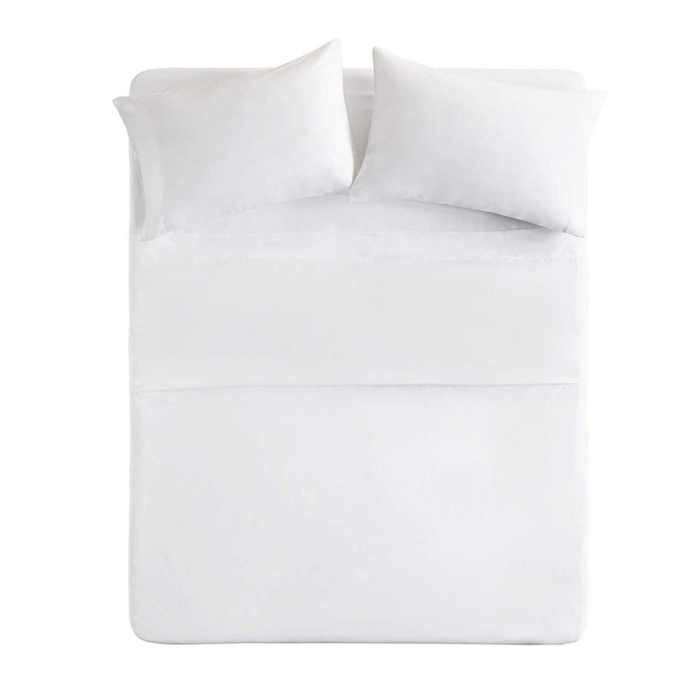 Sleeper Sofa Sheets Queen Size (62 x 74 + 5 Inch Deep) (Solid White