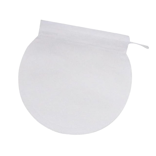 100x papel desechable bolsas de filtro de té vacías con cordón para té White_Circle_6x8cm Sunnimix Bolsitas de té vacías