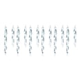 thumbnail image 3 of Melrose Melted Glass Christmas Icicle Ornaments - 7"- Blue - 12ct, 3 of 3