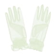 thumbnail image 1 of Wedding Gloves Transparent Thin Mesh Short Style Color Black And White Red With Bag Fingers, 1 of 8