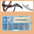 thumbnail image 4 of Kit De Reparación De Gafas, Minitornillos Peque?os, Tuercas, Gafas, Pa?o, Destornillador, Pinzas Sunnimix Reparación de anteojos, 4 of 8