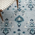 thumbnail image 6 of SAFAVIEH Metro Leon Medallion Area Rug, Blue/Ivory, 8' x 10', 6 of 8