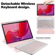 thumbnail image 3 of CHAO Para Lenovo Tab M11 (Xiaoxin Pad 11 2024) Funda de PU + acrílico con soporte para tableta y teclado Bluetooth estilo F Lenovo Tab M11 (Xiaoxi Pink), 3 of 5