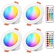 thumbnail image 1 of 10w Rgb Dimmable Warm White Led Downlight (set Of 4), 1 of 5