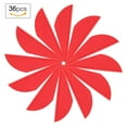 thumbnail image 3 of Archery Fletches   Fletching  Rubber  Fletching 36pcs Archery  Fletches Rubber Fletching Feathers DIY Accessory For Compound Bow Red, 3 of 8