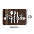 thumbnail image 3 of Kitchen Rug Non Slip Washable Kitchen Mat Vintage Utensil Print Floor Runner Absorbent Anti Fatigue Sink Laundry Office Decor for Farmhouse Home Entryway Hallway Runner Kitchen Decor Sink Runner Mat, 3 of 5