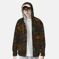 thumbnail image 4 of Haiem Polynesian Turtles UPF 50+ Fishing Shirts for Men Long Sleeve UV Sun Protection Hoodie Non-Mask Outdoor Hiking Shirts, 4 of 9