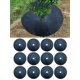 thumbnail image 5 of CHAO 12 Uds. Estera de protección de plantas de árboles de 12,59 pulgadas, anillo de cubierta, Material no tejido negro, paño de deshierbe, 5 of 5