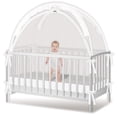 thumbnail image 1 of Carpa para Cuna Zkaitoy Grande Blanca con Doble Cierre de Malla, 1 of 7
