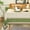 Lily of the Valley - 01, variant on Green Floral Toile Tablecloth Waterproof- Rectangular Vintage Table Cover for Kitchen Parties Coffee Tables, Boho Table Cloth Perfect for Spring Home Decor, W60 x L84