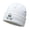 White, variant on SYMOID Skull Embroidered Cuffed Knit Beanie Warm Stretchy Winter Hat for Men Women Hats,Size Free Size