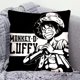 thumbnail image 3 of Funda de cojín de almohada de 45 x 45 cm con pintura al óleo de anime de una pieza Luffy ZanZoro Nami, bonita funda de almohada para sofá o siesta en la oficina, regalo, 3 of 5