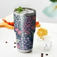 thumbnail image 3 of 30oz Pioneer Flower Floral Print Pattern Tumblers Stainless Steel Tumbler with Lid and Straw,Vacuum Insulated Double Wall Travel Tumbler Cups Mug with Cleaning Brush for Coffee,Tea, 3 of 7