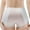 Light Gray, variant on Panties for Women Underwear Crotch Mid Waist Side Leakage Sanitary Pants Menstrual Briefs