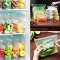 thumbnail image 3 of Reusable Environmentally Friendly Food Storage Freezer Bags for Multi-Functional Use, Large Capacity, 3 of 8