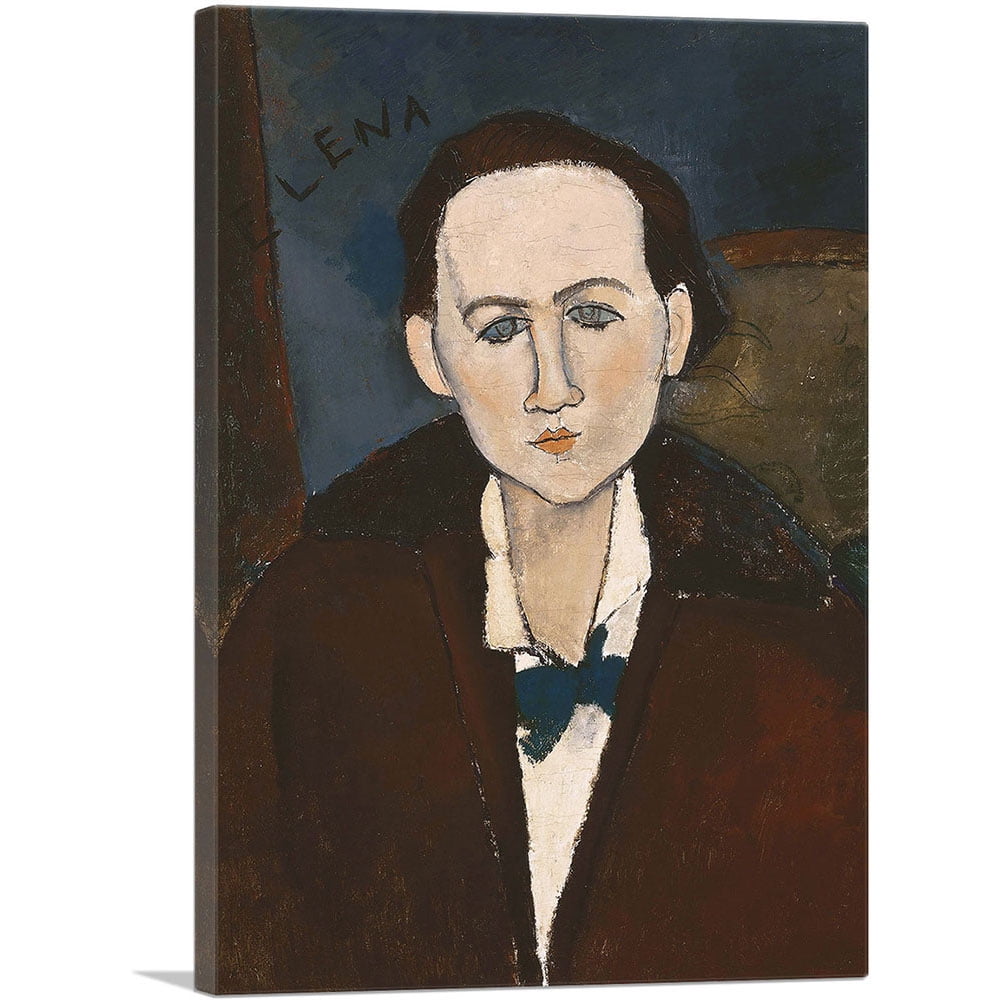 ARTCANVAS Elena Povolozky 1917 Canvas Art Print By Amedeo Modigliani artcanvas-elena-povolozky-1917-canvas-art-print-by-amedeo-modigliani