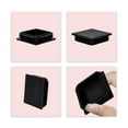 thumbnail image 5 of Flyshop 3" x 3", 75 x 75mm Square Plastic Plugs Durable Pipe Plug Tubing End Caps, Floor Protectors, Tube Inserts, Lamellar Plugs, Chair Glide Sliders, Black Plastic Hole Plugs, 8PCS, 5 of 6