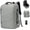Gray, variant on Travel Carry Backpack, 18.9" Flight Approved, Expandable Weekender Bag with USB A/C Port, Equivalent to 18" Suitcase, Gray