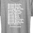 thumbnail image 3 of Forrest Gump - Bubbas Shrimp List - Women's Short Sleeve Graphic T-Shirt, 3 of 5