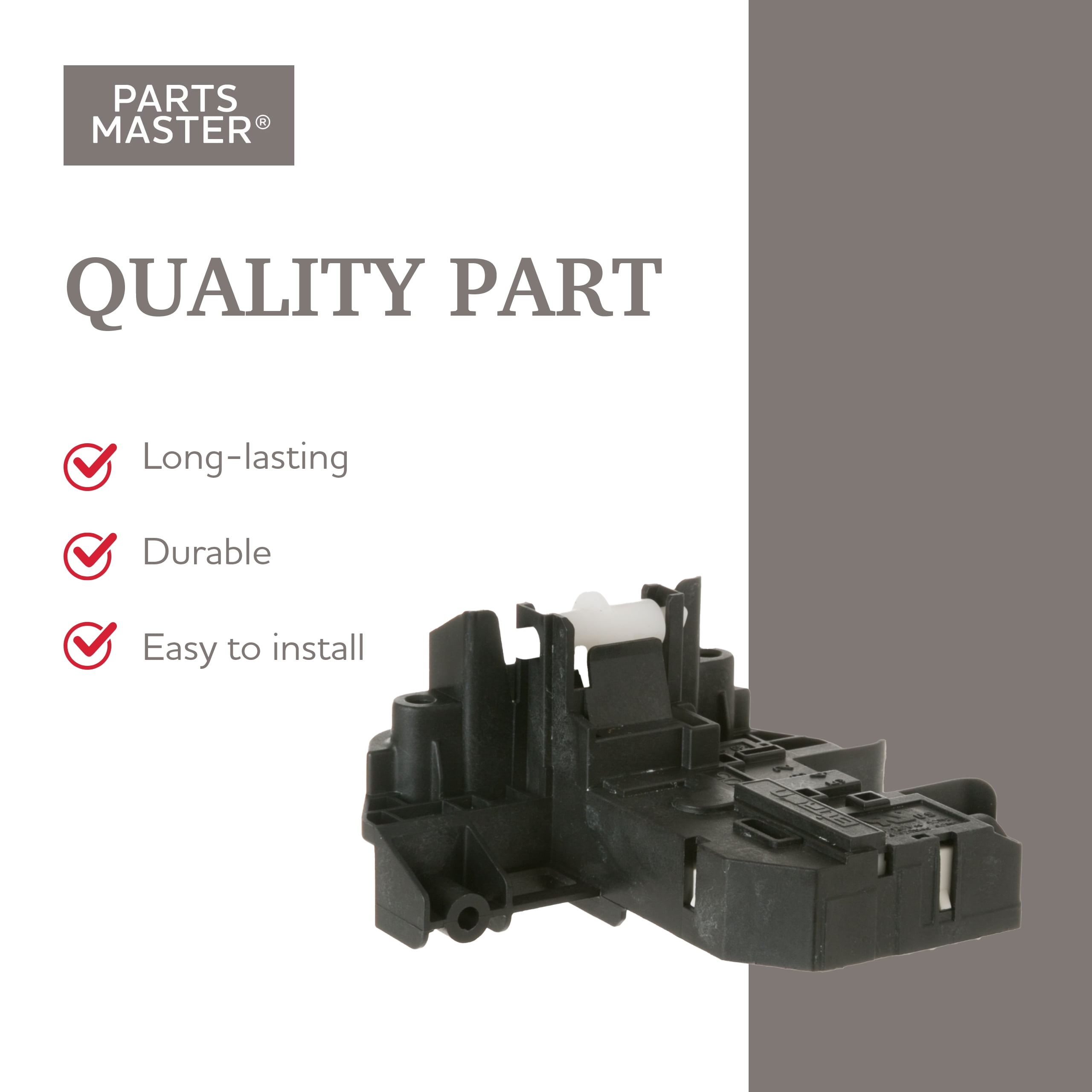 Parts Master Replacement for GE Washing Machine Door Latch Lid Lock - WH44X10288, PS3496878, AP5270191, 1974376, ES10288 - GE Washer Latch Lock - Washer Parts