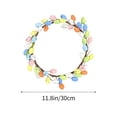 thumbnail image 4 of Xihbxyly Corona de Pascua, Aro Colgante con Huevos de Colores, Decoración Festiva de Espuma, Diseño Duradero para Un Uso Prolongado, Decoración para Puertas y Paredes Del Hogar, Perfecta para Celebra, 4 of 7