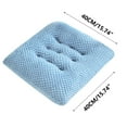 thumbnail image 5 of Garden Patio Chair Cushion Pads, Set of 2 Soft Pearl Foam Seat Cushions with Non-slip Straps for Indoor Outdoor Home Kitchen Office Use, High Resilience Support & Machine Washable for, 5 of 7