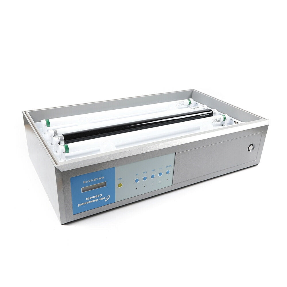 DENSET Professional 4 Colors Matching Light Box Color Matchine Assessment Cabinet 110V