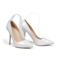 thumbnail image 2 of SHISUYAN 5Pcs Acrylic Shoes Display Rack Sandals Showing Stand Shoes Storage Rack, 2 of 9