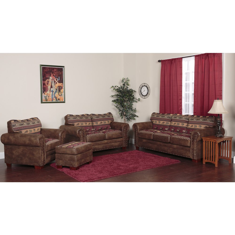 American Furniture Classics Model 850010K Sierra Lodge 4Piece Set