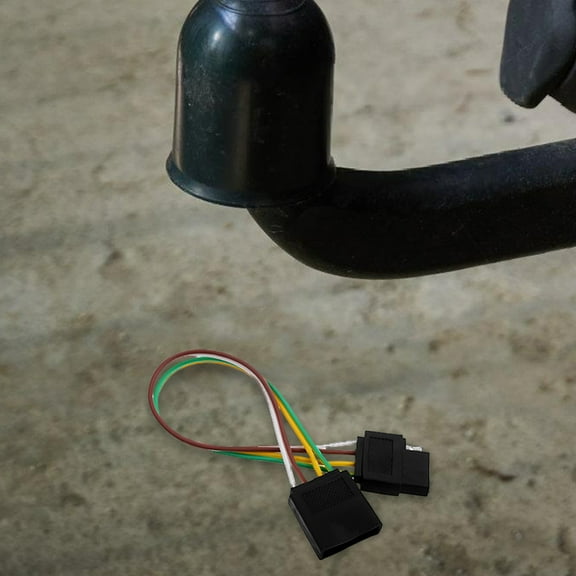 Masteelf 2pcs Precision Utility Trailer Accessories For Tail Light Trailer Connector With Pure Copper Wire Ideal For Boat Trailer Light Wiring Kit And Marine Trailer Harness