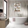 thumbnail image 4 of Farmhouse Bathroom Decor Wall Art Rustic Bathroom Pictures Canvas Print Country Bathroom Signs Painting Artwork Modern Home Decorations for Bathroom Framed Ready to Hang 8x12 in, 4 of 6