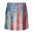 thumbnail image 4 of Robes de Printemps pour Femmes 2025 Jour de l'Indépendance Imprimé Taille Élastique avec Poches Jupe de Gym Double Couche Robe Café TG, 4 of 4
