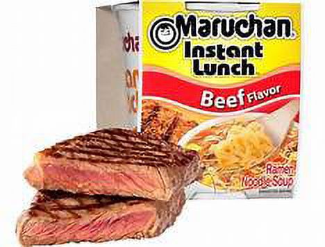 Maruchan Beef Instant Lunch, 2.25 oz (12 Packs)