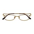 thumbnail image 5 of Bob Mackie Ophthalmic Blonde Round Metal Frame, BM491 50mm, 5 of 5