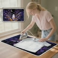 thumbnail image 3 of ZIATUBLES Ghost Flower Moon Print Ironing Mat Pad Multifunctional Ironing Blanket for Washer Dryer Countertop Portable Travel Board Alternative Pad Halloween Decor Accessories, 31.5" x 19.6", 3 of 7