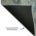 thumbnail image 5 of Addison Rugs Mayfield Premium Machine Washable Transitional Abstract Teal Rectangle Rug, 10' x 14', 5 of 6