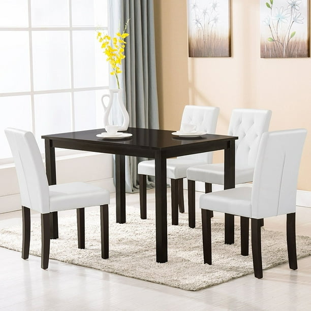 New MTN-G 5 Piece Dining Table Set 4 Chairs Room Kitchen Dinette