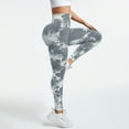 thumbnail image 6 of Zofedap High Waisted Leggings for Women - Tummy Control Pants Non See Through Workout Soft Yoga Pants for Running Plus Size Light Gray for Size S, 6 of 9