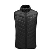 Angle View: Moobody Outdoor USB Heating Coat Vest Winter Flexible Electric Thermal Clothing Fishing Hiking Warm Clothes