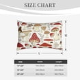 thumbnail image 6 of Binfone Cartoon Mushrooms Standard Size Pillowcase, Long Staple Pure Cotton Envelope Closure Pillow Cover,20"X30", 6 of 9